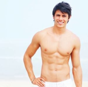 Shirtless man with abs