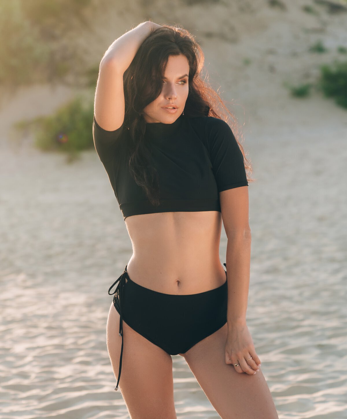 Palo Alto & San Jose laser tattoo removal model with black top