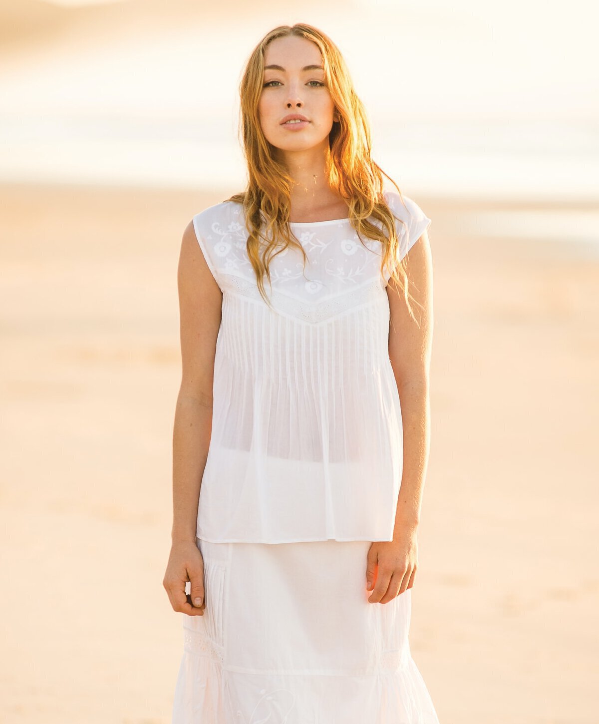 San Jose & Palo Alto liposuction model with blonde hair