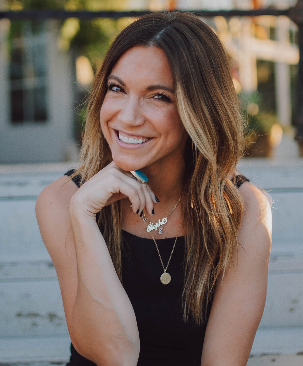 Palo Alto latisse model smiling