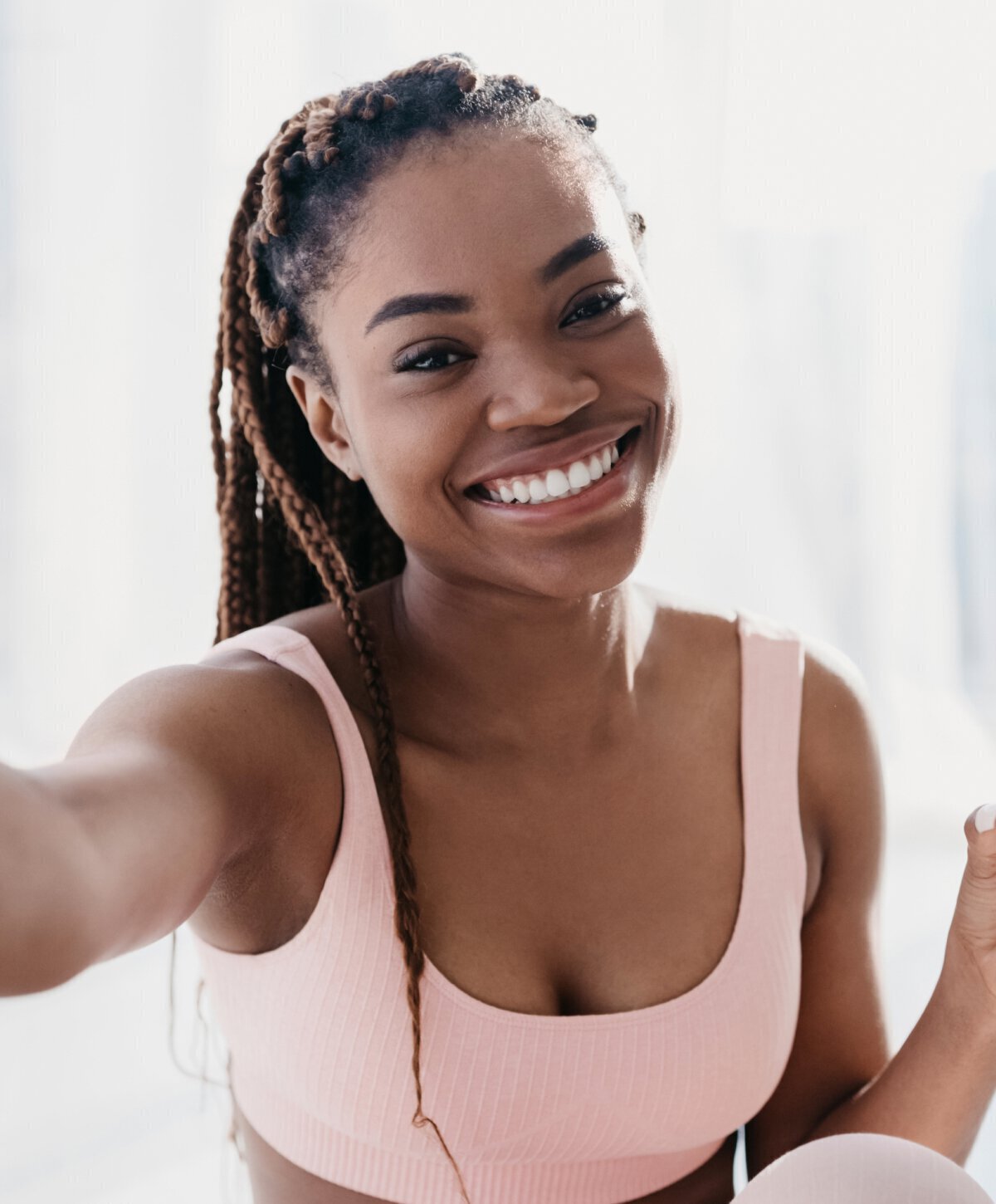 Palo Alto & San Jose Medical Skin Treatment model smiling