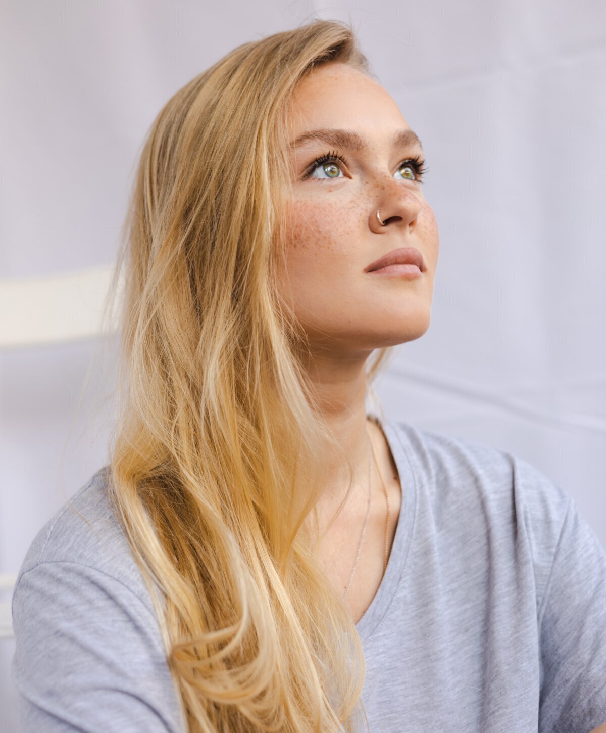 San Jose & Palo Alto hair restoration model with blonde hair