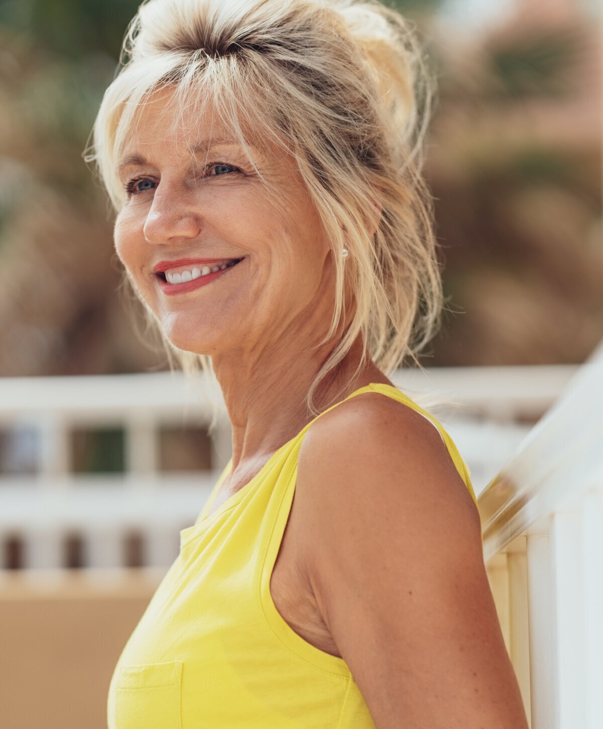 San Jose & Palo Alto plastic surgery model with blonde hair