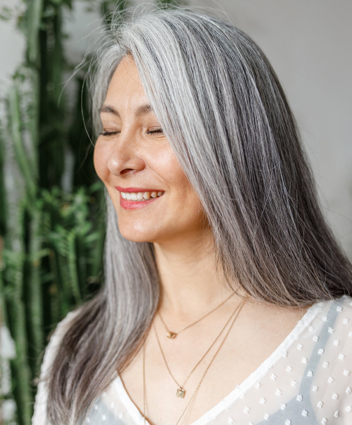 Palo Alto complextion corrective model smiling